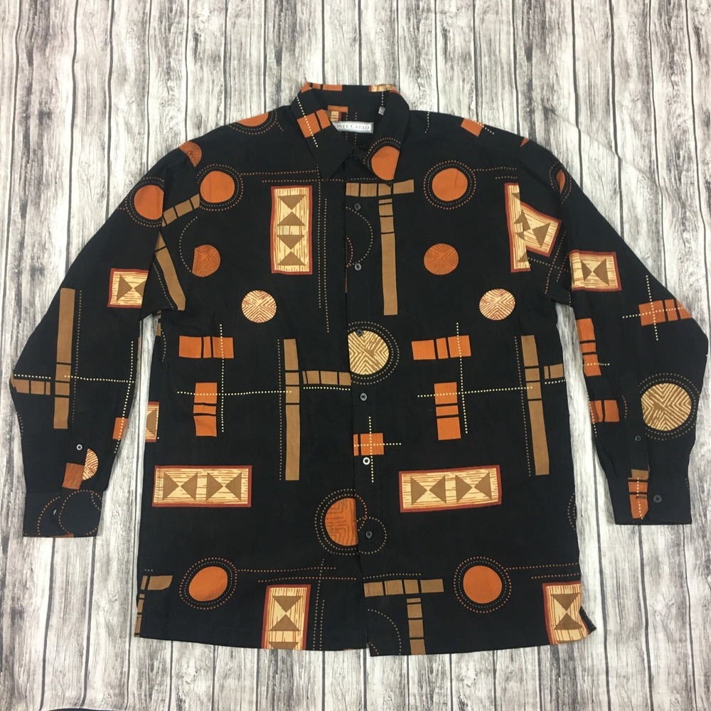 Monte Carlo Men's Button Up Shirt Sz-Large (42/44)